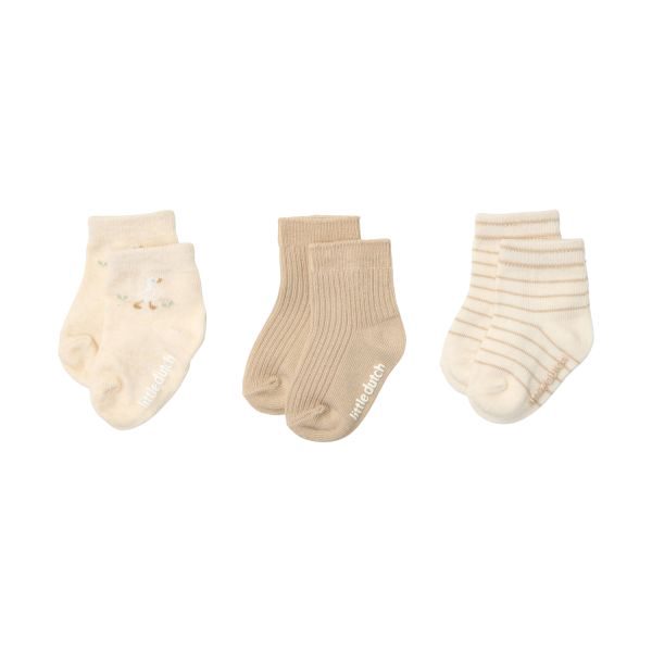 Little Dutch NOOS Sokken 3-Pack - Multi - Mt. 62-74  