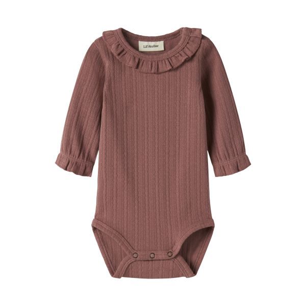 Lil'Atelier Romper - Maat 56 - Withered Rose