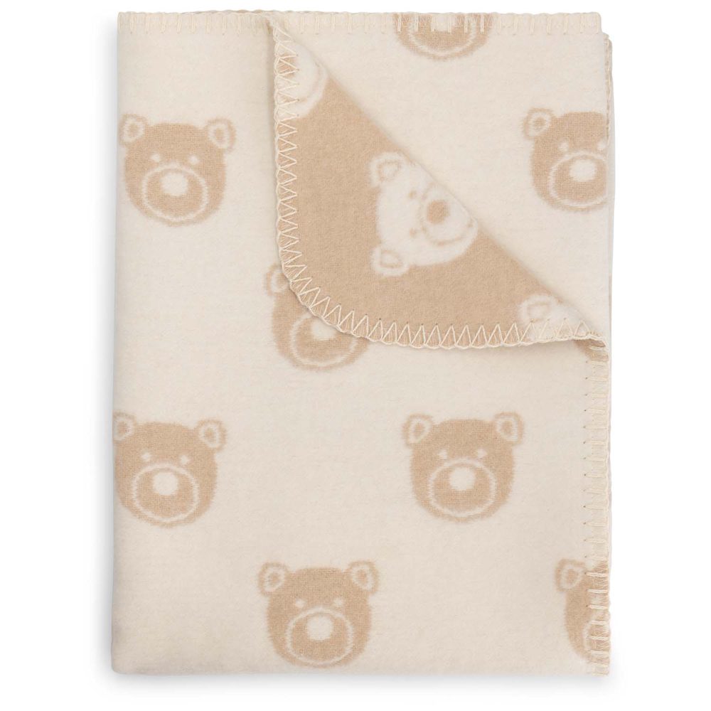 Prénatal wiegdeken beer - Ivory White
