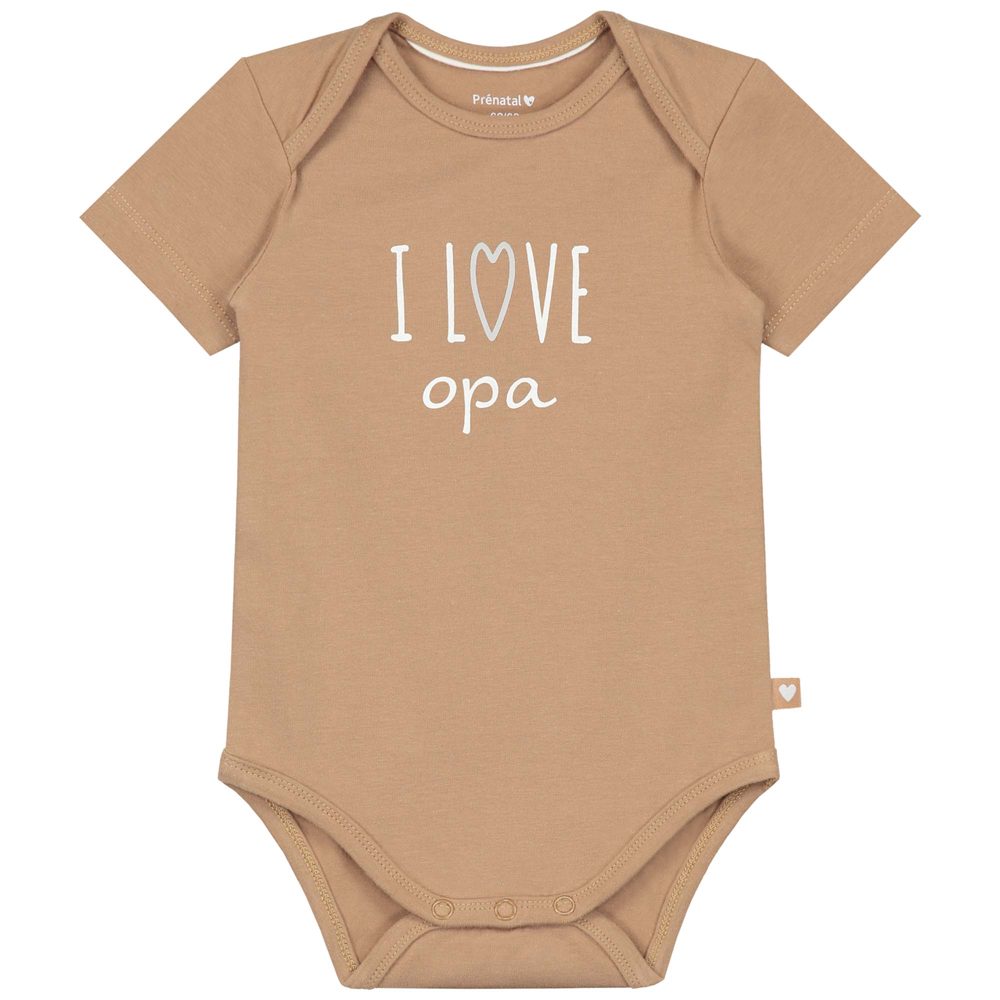 Prénatal romper i love opa - Brown