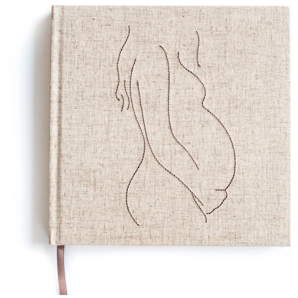 Zwangerschapsdagboek - Beigebrown