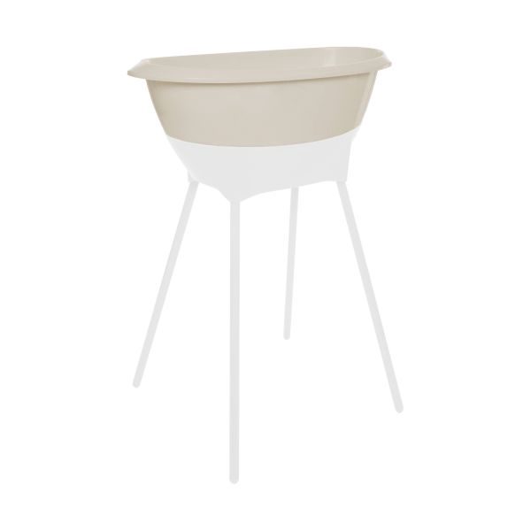 Luma Badje + Badstandaard - Almond/White