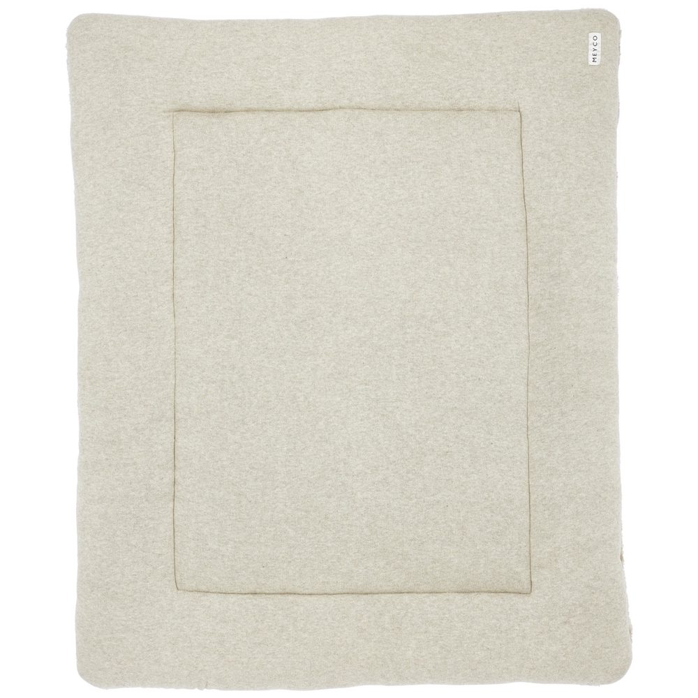Meyco boxkleed Knit basic met teddy - Sandbrown