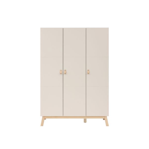 Bopita Lines 3‑Deurskast – Dune / Naturel