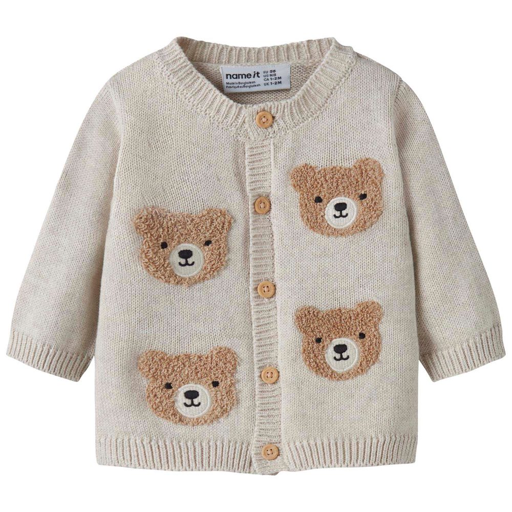 Name It baby vest - Light Brown Melange