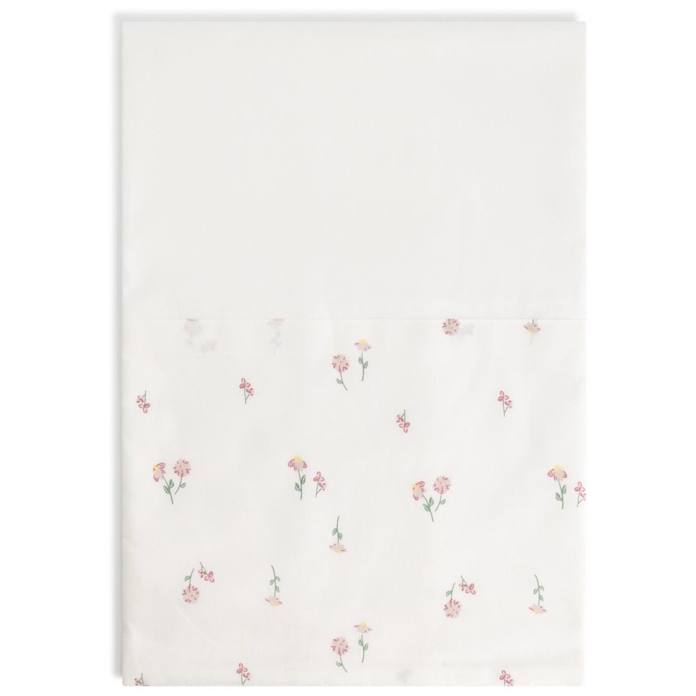 Prénatal ledikantlaken daisy - Ivory White