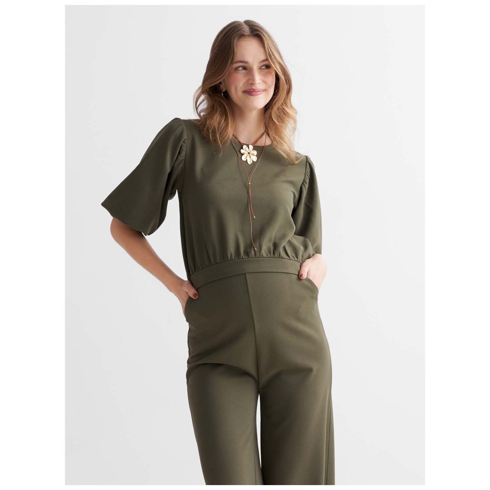 Prénatal zwangerschapstop - Dark Leaf Green