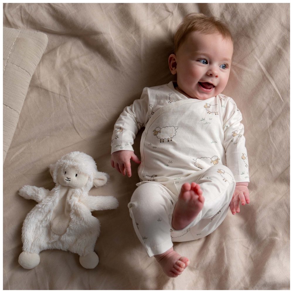 Prénatal baby pyjama Schapen - Ivory White – foto 6