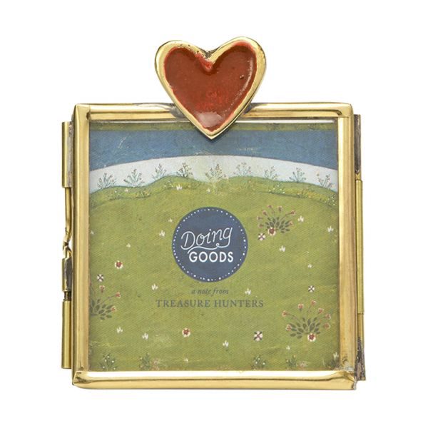 Doing Goods Pyar Heart Frame Mini - Gold Shiny