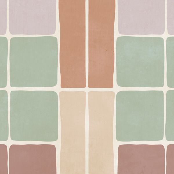 Bibelotte Behang - Patchwork - Blush