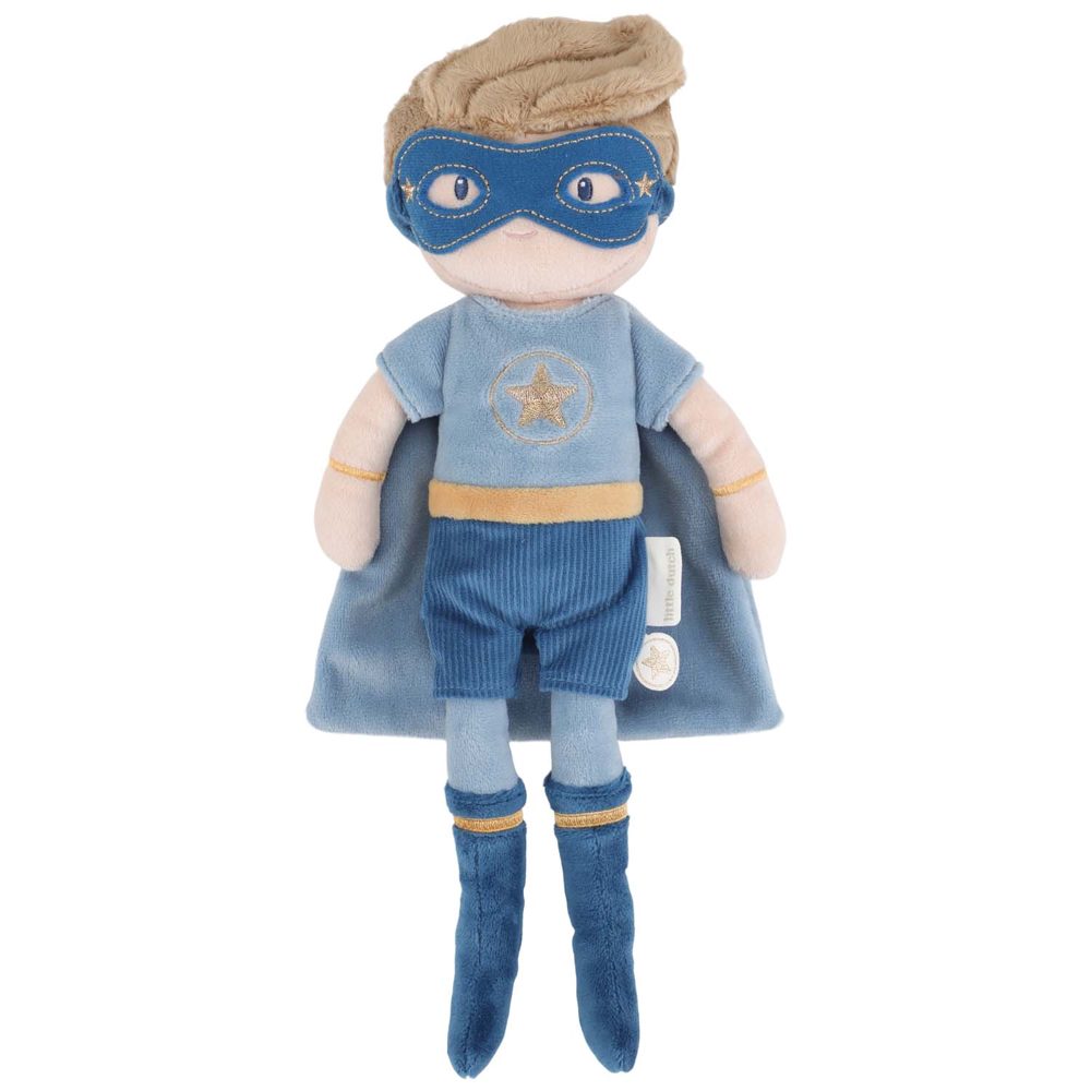 Little Dutch knuffelpop superheld Jim 35cm - Multi