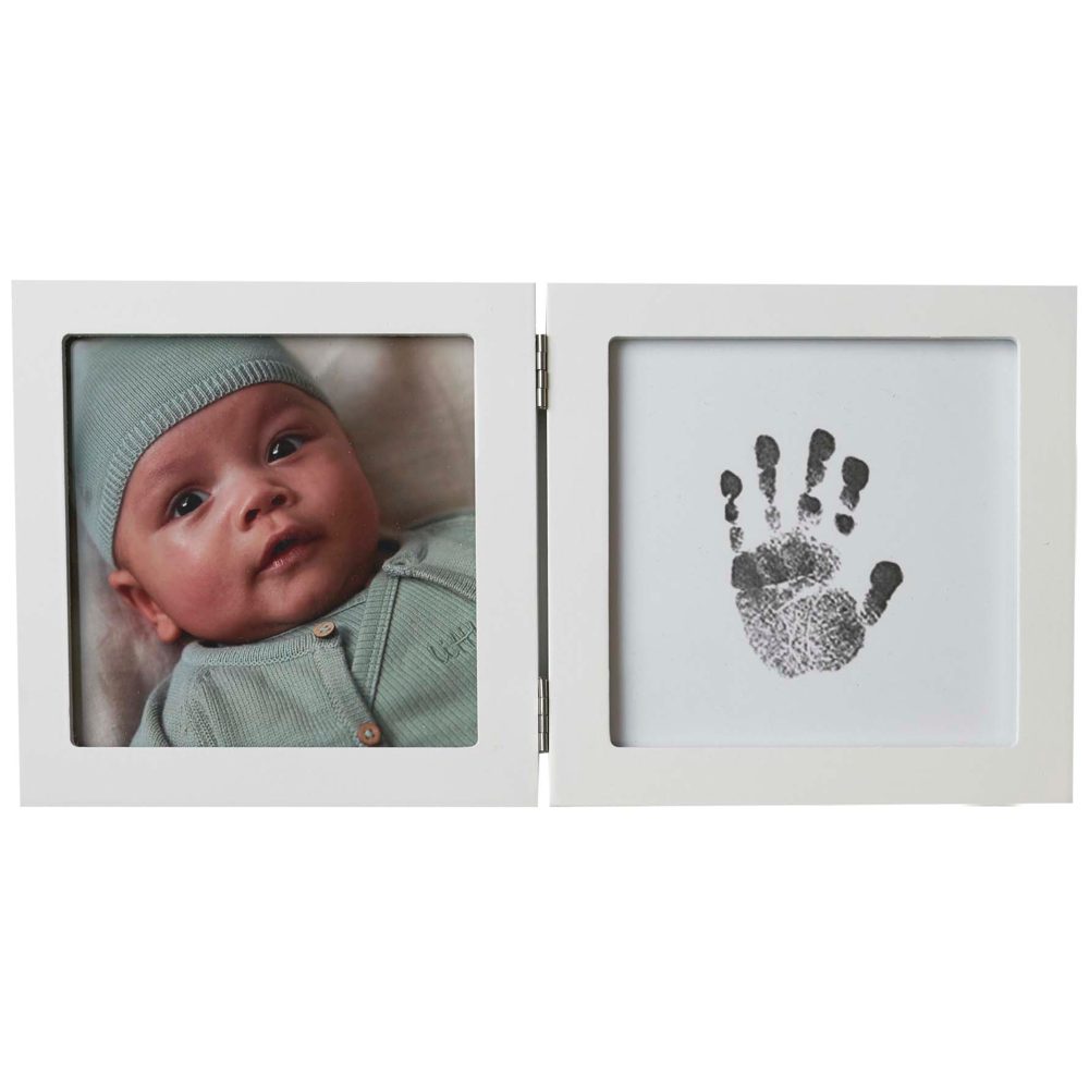 Prénatal fotolijst met inkt - White
