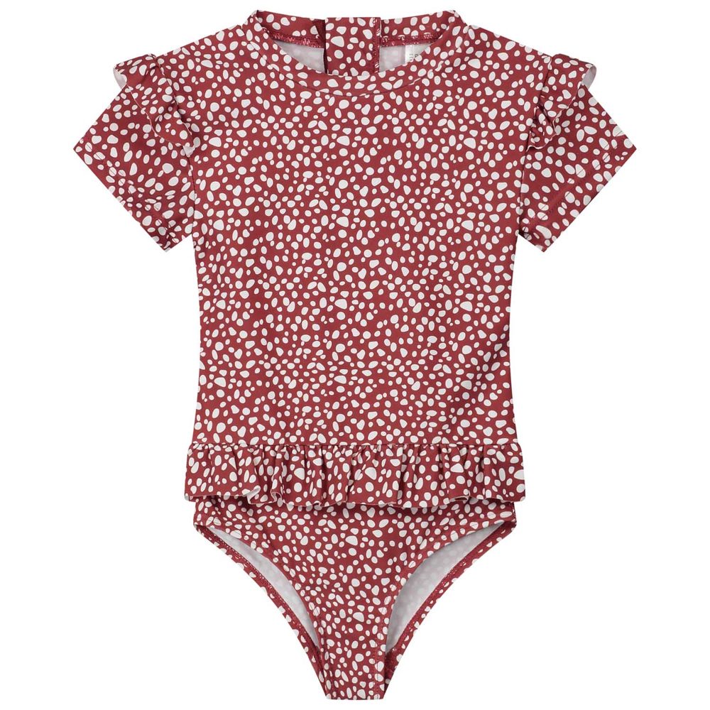 Prénatal UV 50+ zwempak - Dark Brown Red