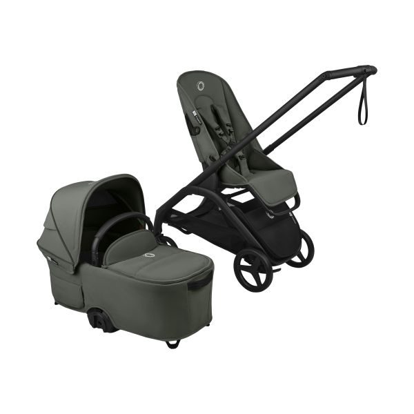 Bugaboo Dragonfly Plus Kinderwagen 2-in-1 - Black/Forest Green – foto 2