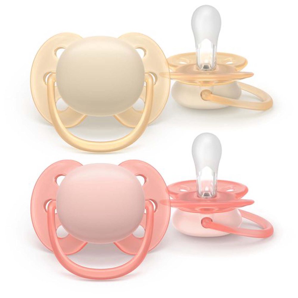 Philips Avent Ultra Soft 0-6 maanden - Yellow