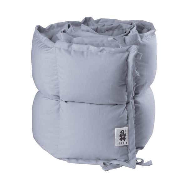 Sebra Kapok Bedbumper - 180 cm - Dusty Blue