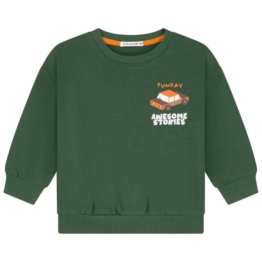 Prénatal peuter sweater - Dark Sage Green