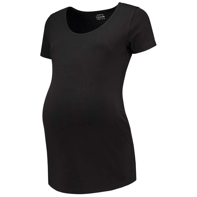 Prénatal zwangerschaps T-shirt - Black