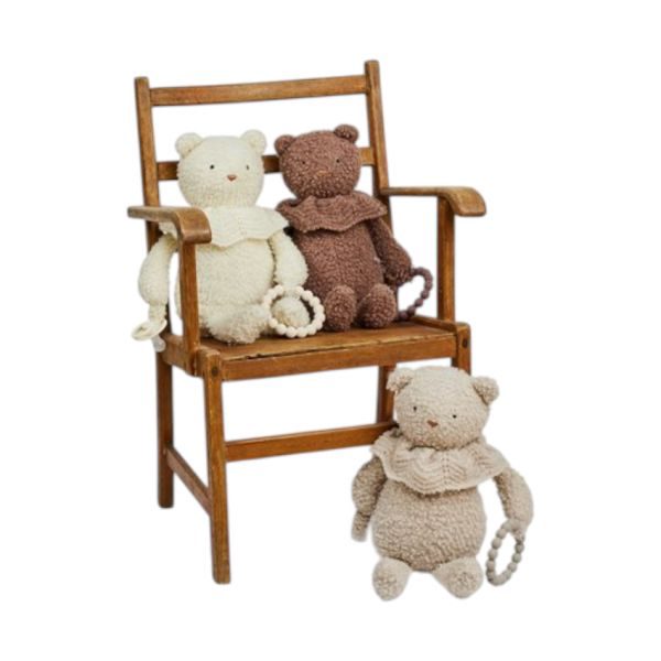 Smallstuff Activity Bear - Bouclé Merino Wool - Off White