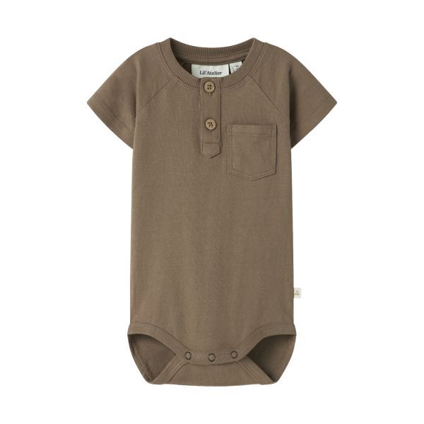 Lil’ Atelier Romper - Maat 56 - Coca Mocha