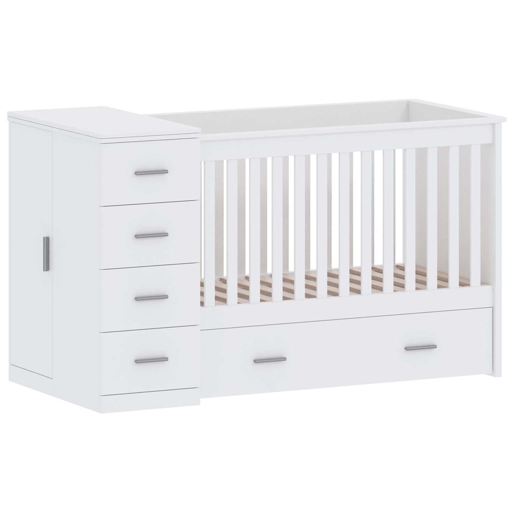 Born Lucky combi ledikant Memphis - White