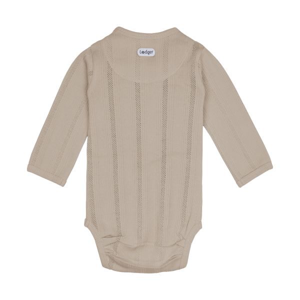 Lodger Romper Lange Mouw Pointelle - Maat 50 - Shell – foto 2