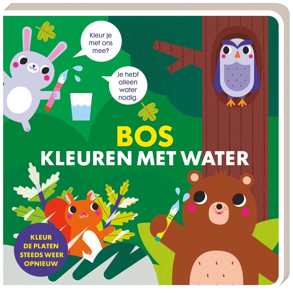 Kleuren met water - Bos - Multi