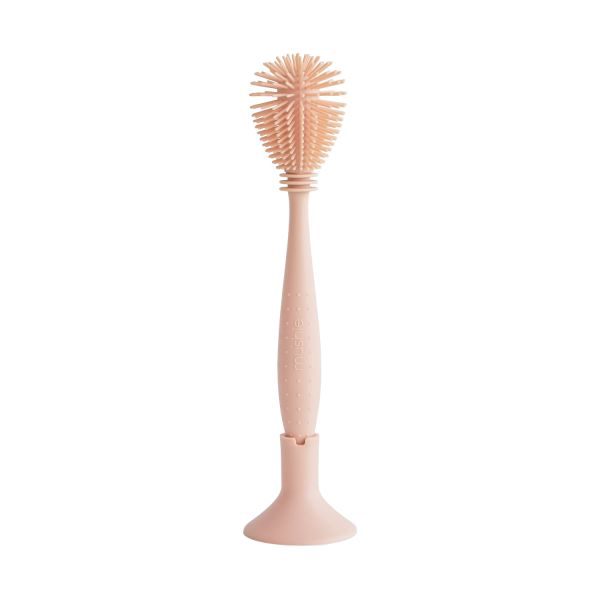 Mushie Silicone Flessenborstel - Blush