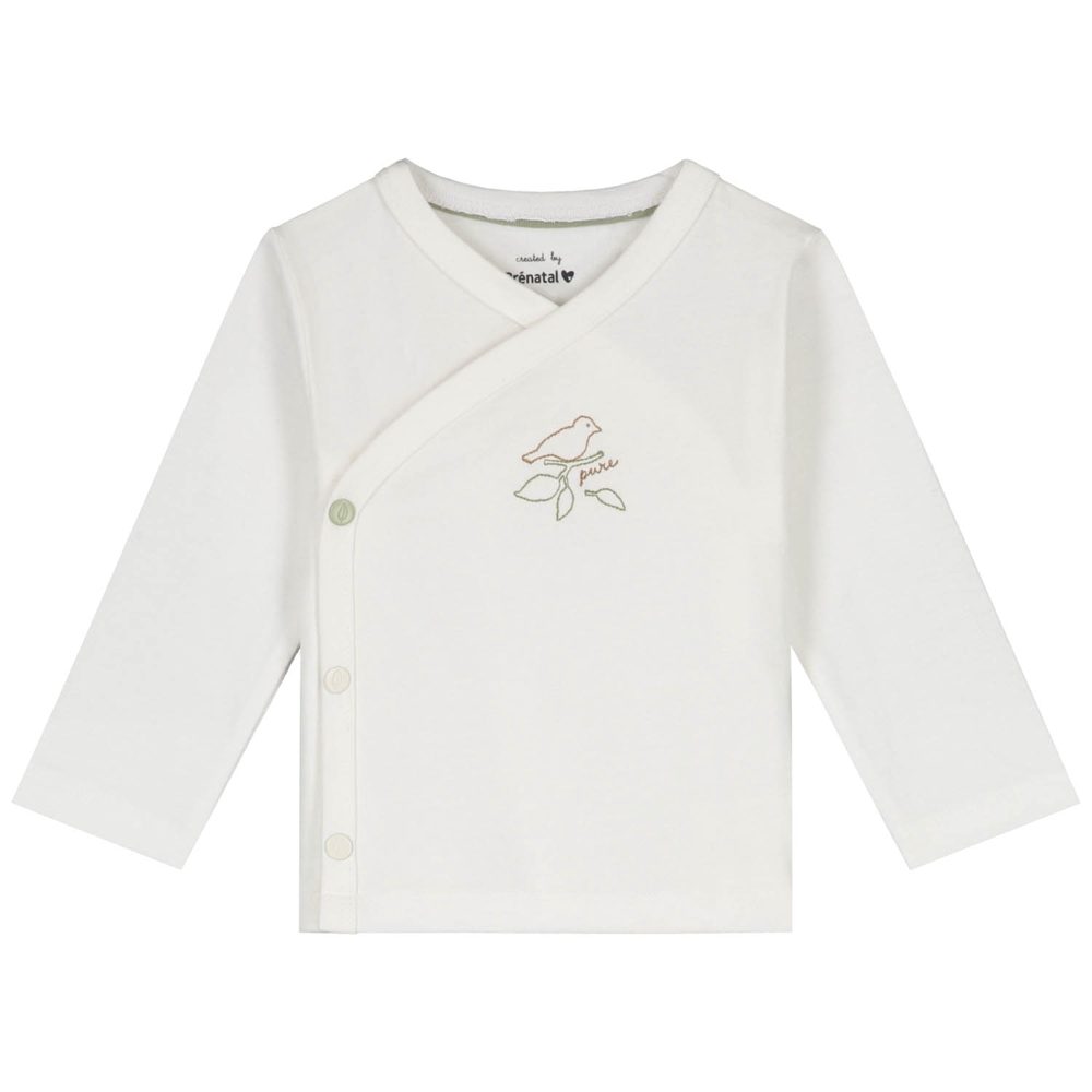 Prénatal newborn shirt Pure - Ivory White