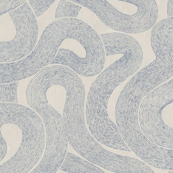 Sandberg Zen Behang - Indigo Blue