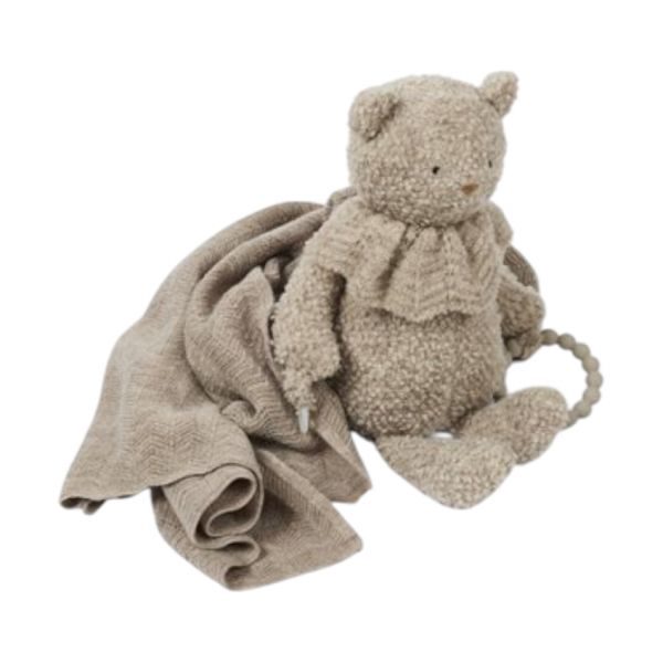 Smallstuff Activity Bear - Bouclé Merino Wool - Nature