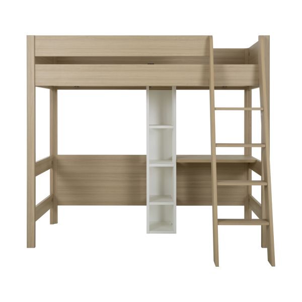 Gautier Mezzanine Tiny Bed - 90 x 200 cm - Eik/Wit
