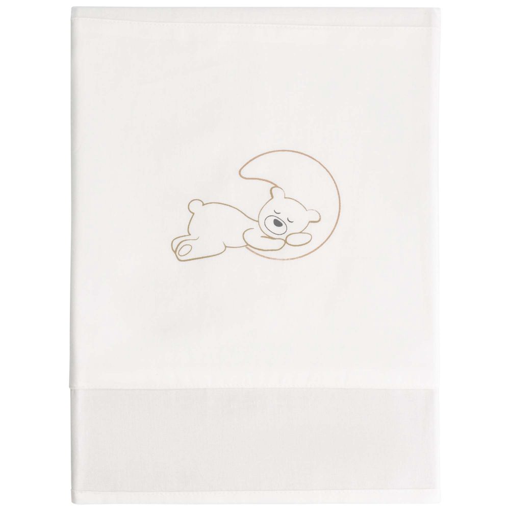 Prenatal wieglaken Beren - Ivory White
