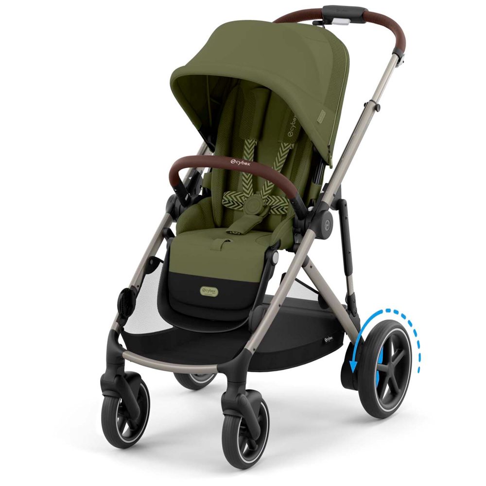 Cybex E-Gazelle S frame met zit - Moss Green