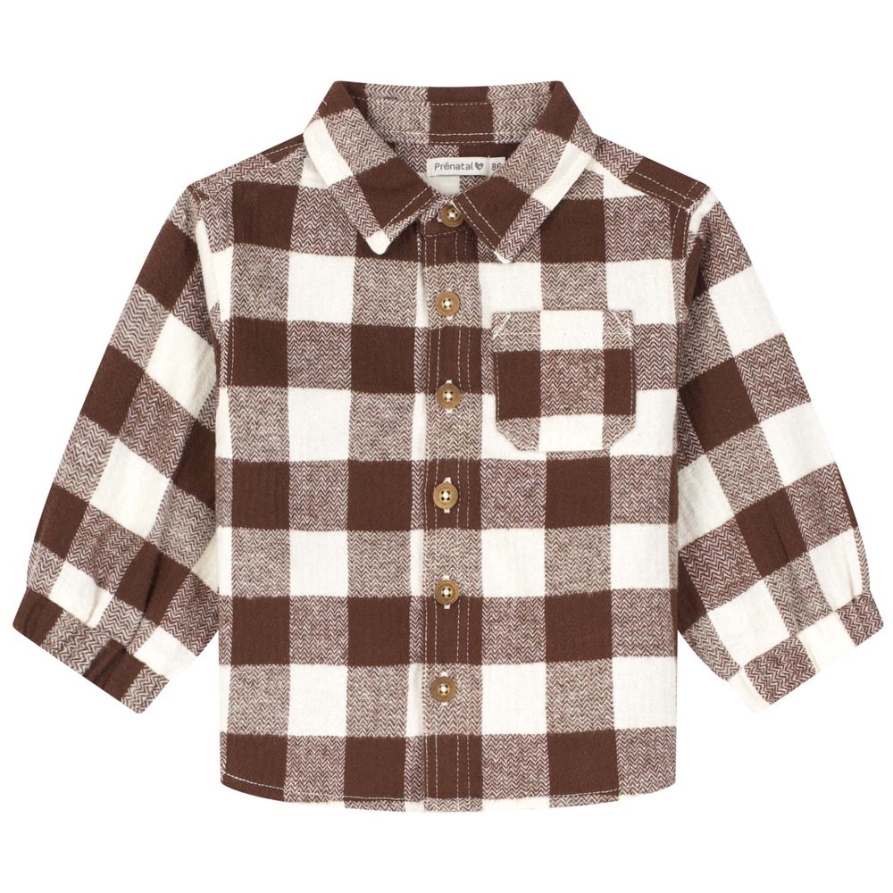 Prénatal baby blouse - Dark Clay