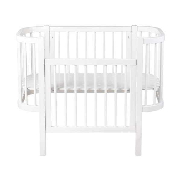 Sebra Bedside Crib – Classic White – foto 2