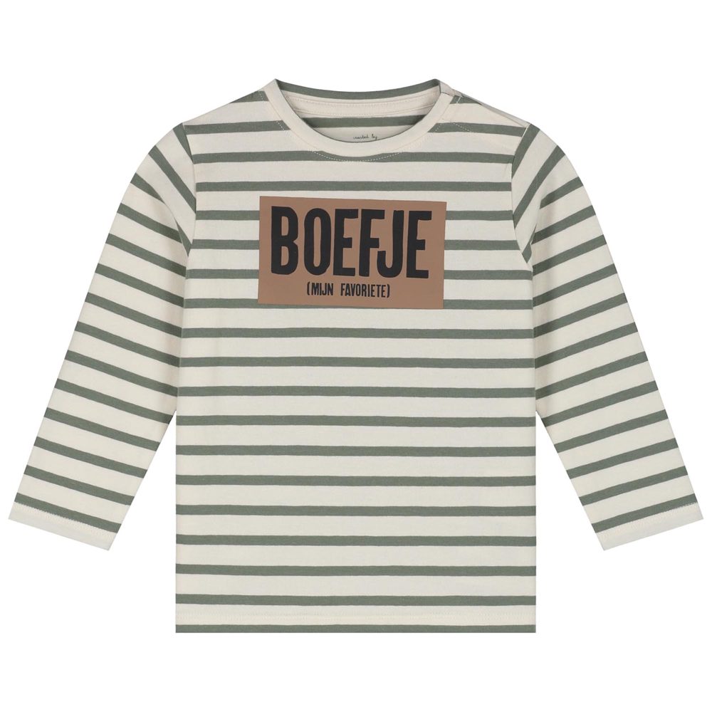 Prénatal baby shirt - Dark Off-White