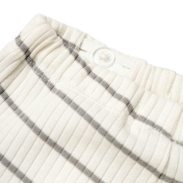 Lil' Atelier Broek - Gestreept - Mt. 68 - Coconut Milk – foto 3