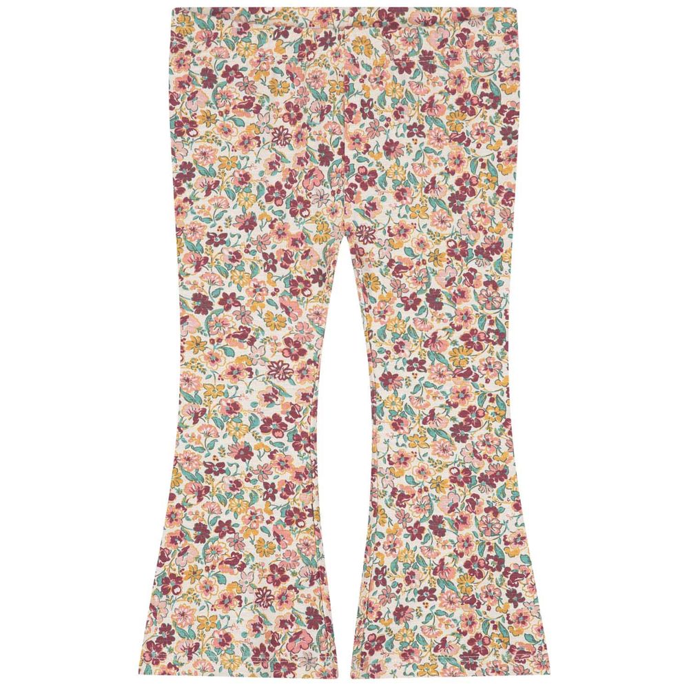 Prénatal peuter broek flared - Light Brown Melange