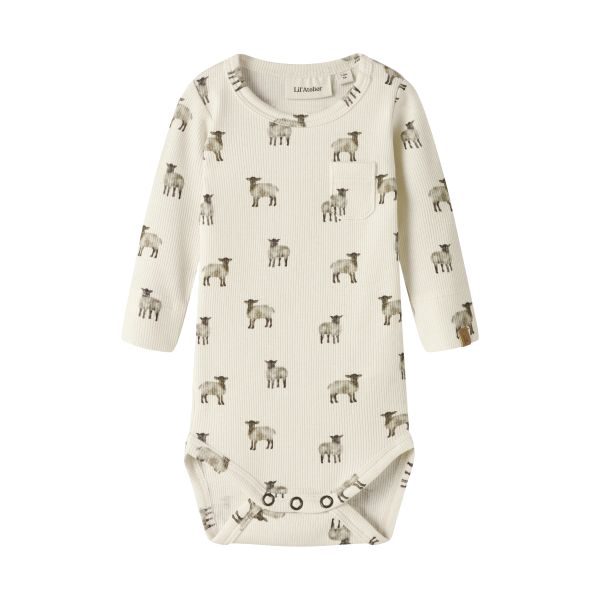Lil' Atelier Romper - Maat 74 - Turtledove
