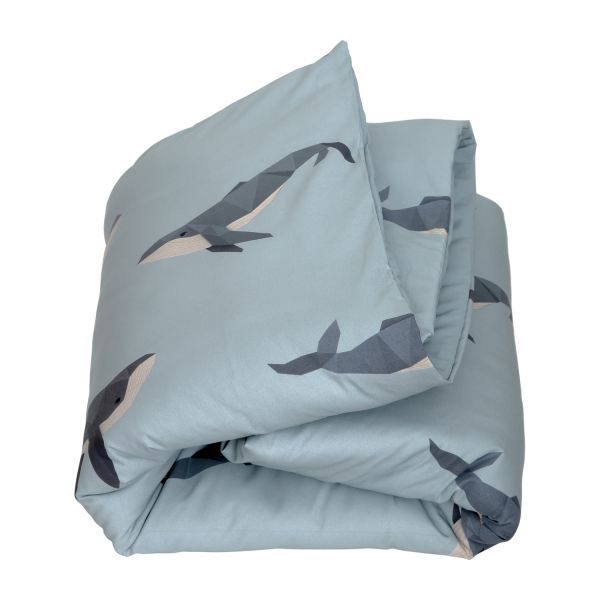 Studio Ditte Dekbedovertrek - Walvis - Junior 120 x 150 Cm