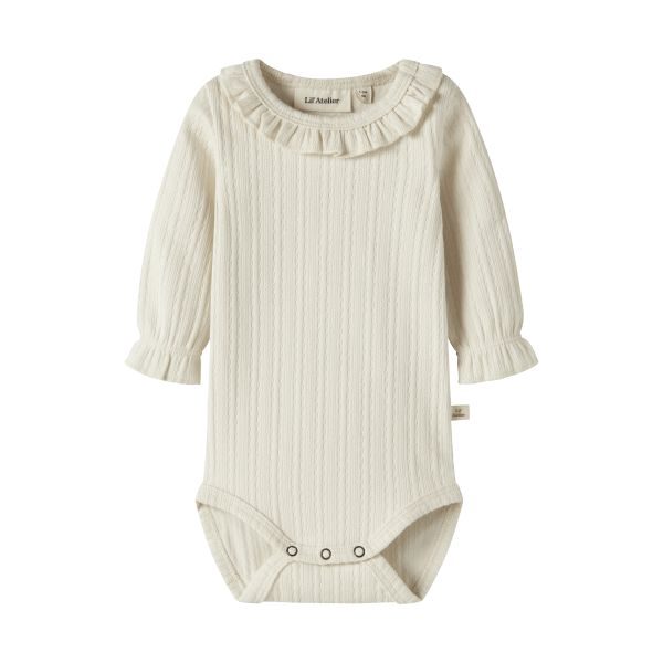 Lil'Atelier Romper - Maat 68 - Turtledove 