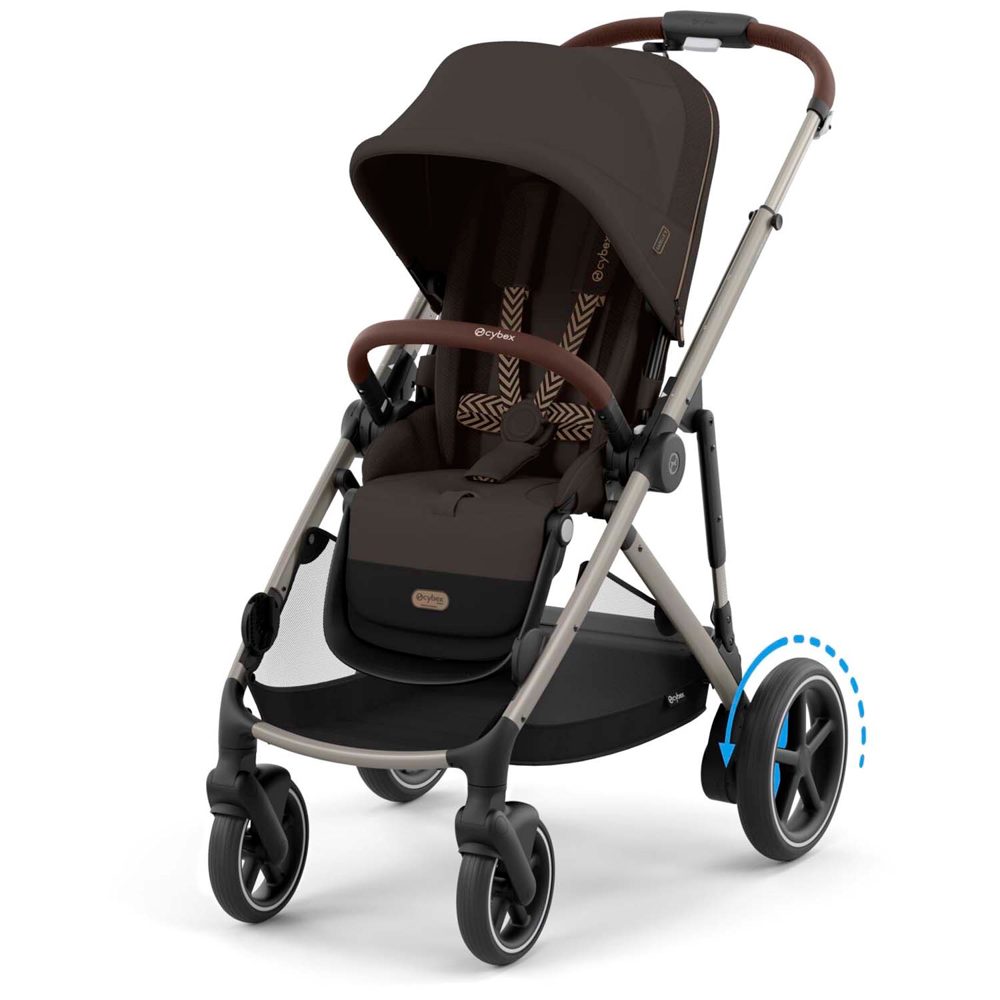 Cybex E-Gazelle S frame met zit - Chocolate Brown