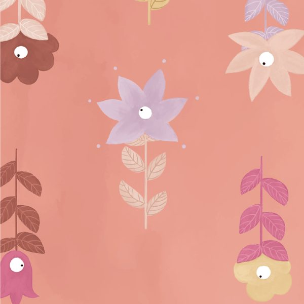 Bibelotte Behang - Bohemian Roze