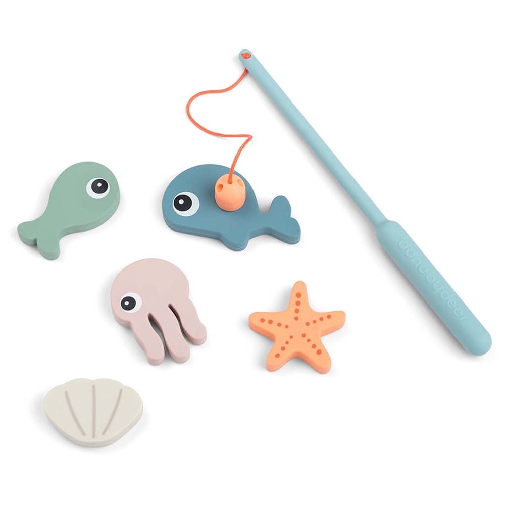 Done By Deer badspeelgoed fishing toy - Multi