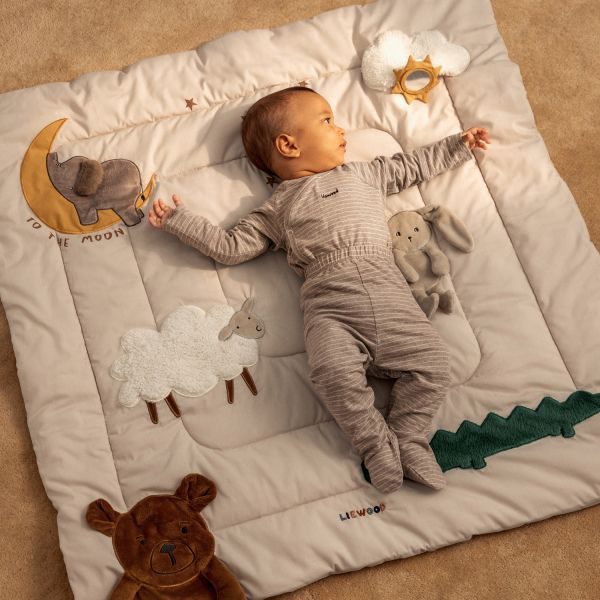 Liewood Speelkleed - Bernet Classic Activity Blanket - Sandy Multi Mix – foto 2