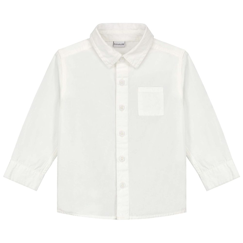 Prénatal baby blouse - Ivory White