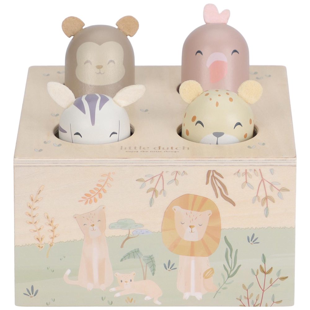 Little Dutch Pop Up Safari Friends - Multi