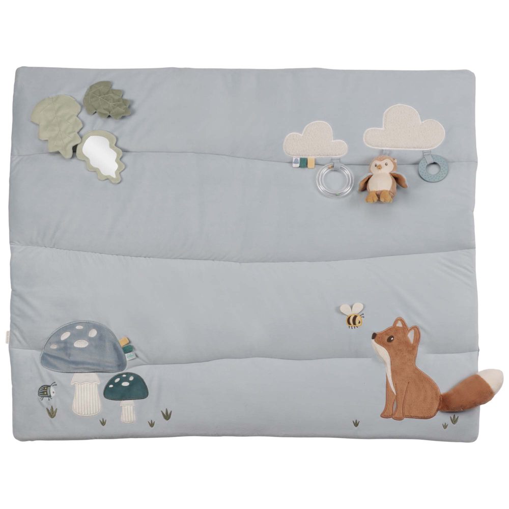 Little Dutch boxkleed Forest Friends - Light Blue