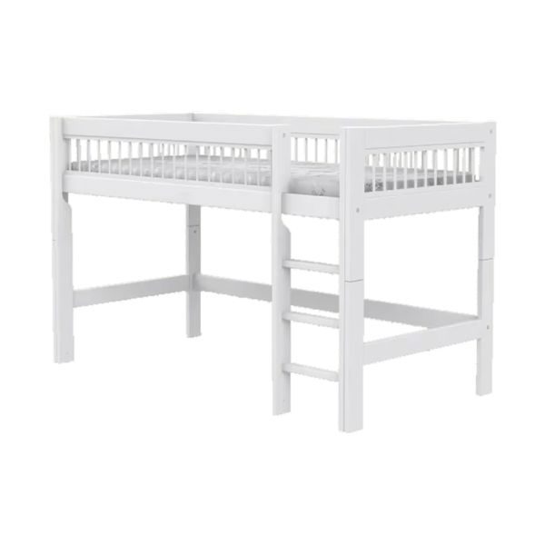 LIFETIME Breeze Halfhoogslaper - Premium Rolbodem - Wit